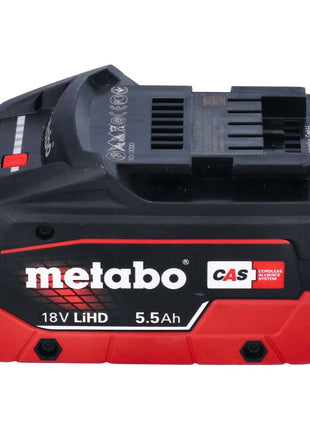 Scie à bois à batterie Metabo MS 18 LTX 15 18 V 15 cm 5 m/s + 1x batterie 5,5 Ah + métaBOX - sans chargeur