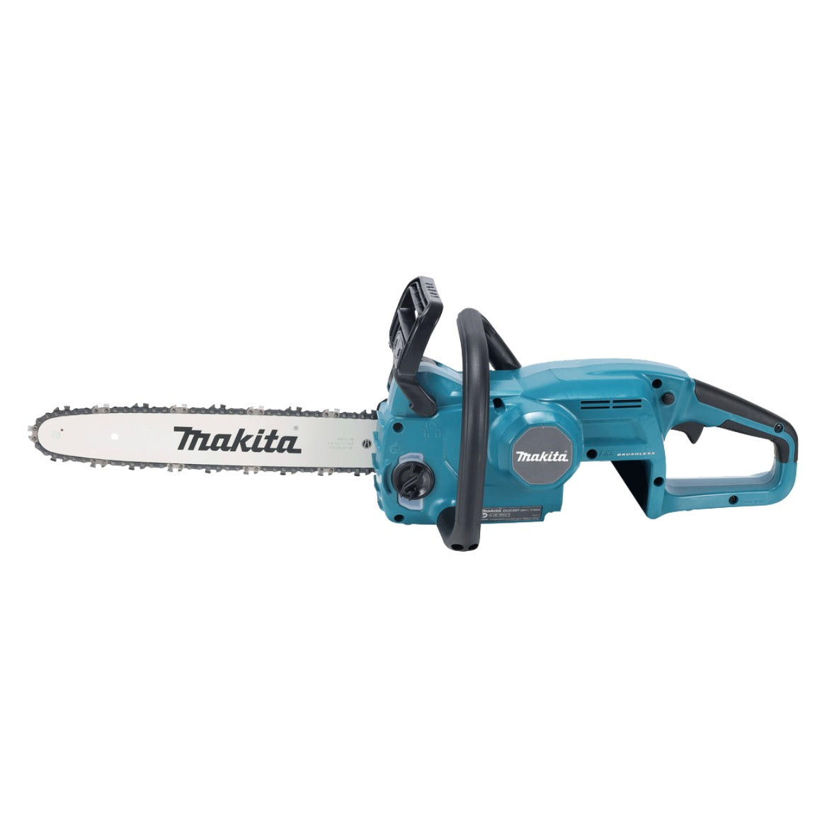 Tronçonneuse à batterie Makita DUC 357 RF2X2 18 V 35 cm 7,7 m/s sans balai + 2x batteries 3,0 Ah + chargeur