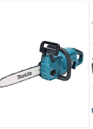 Tronçonneuse à batterie Makita DUC 357 TX2 18 V 35 cm 7,7 m/s sans balais + 1x batterie 5,0 Ah - sans chargeur