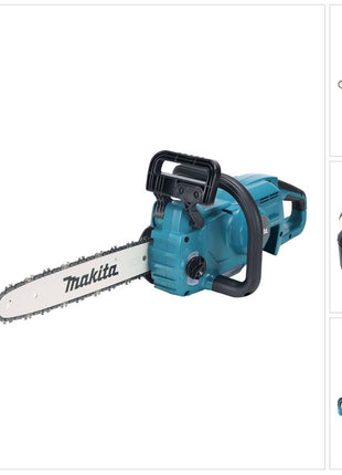 Tronçonneuse à batterie Makita DUC 357 GX2 18 V 35 cm 7,7 m/s sans balais + 1x batterie 6,0 Ah - sans chargeur