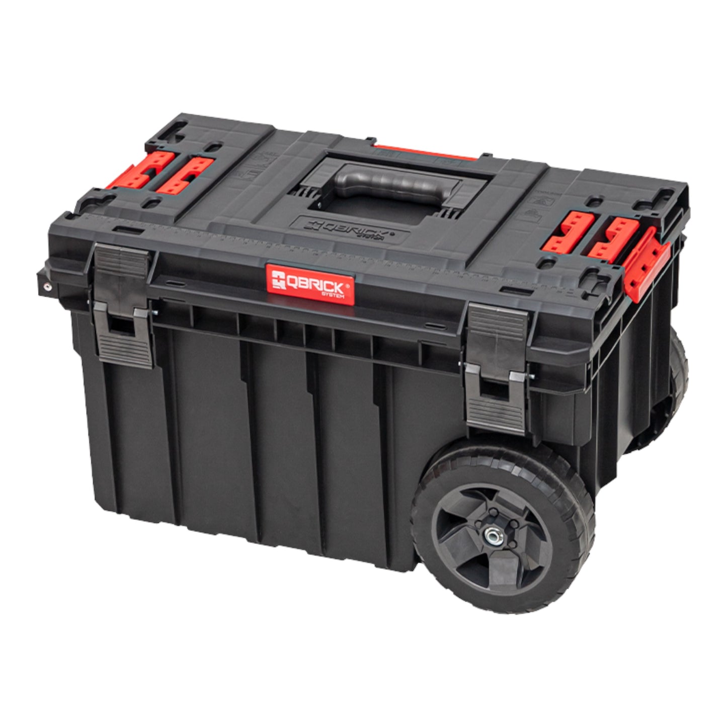 Qbrick System ONE Trolley Vario stapelbar 605 x 405 x 345 mm 44 l IP66 mit Laufrädern auf Metallachse