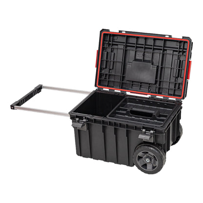 Qbrick System ONE Trolley Vario stapelbar 605 x 405 x 345 mm 44 l IP66 mit Laufrädern auf Metallachse