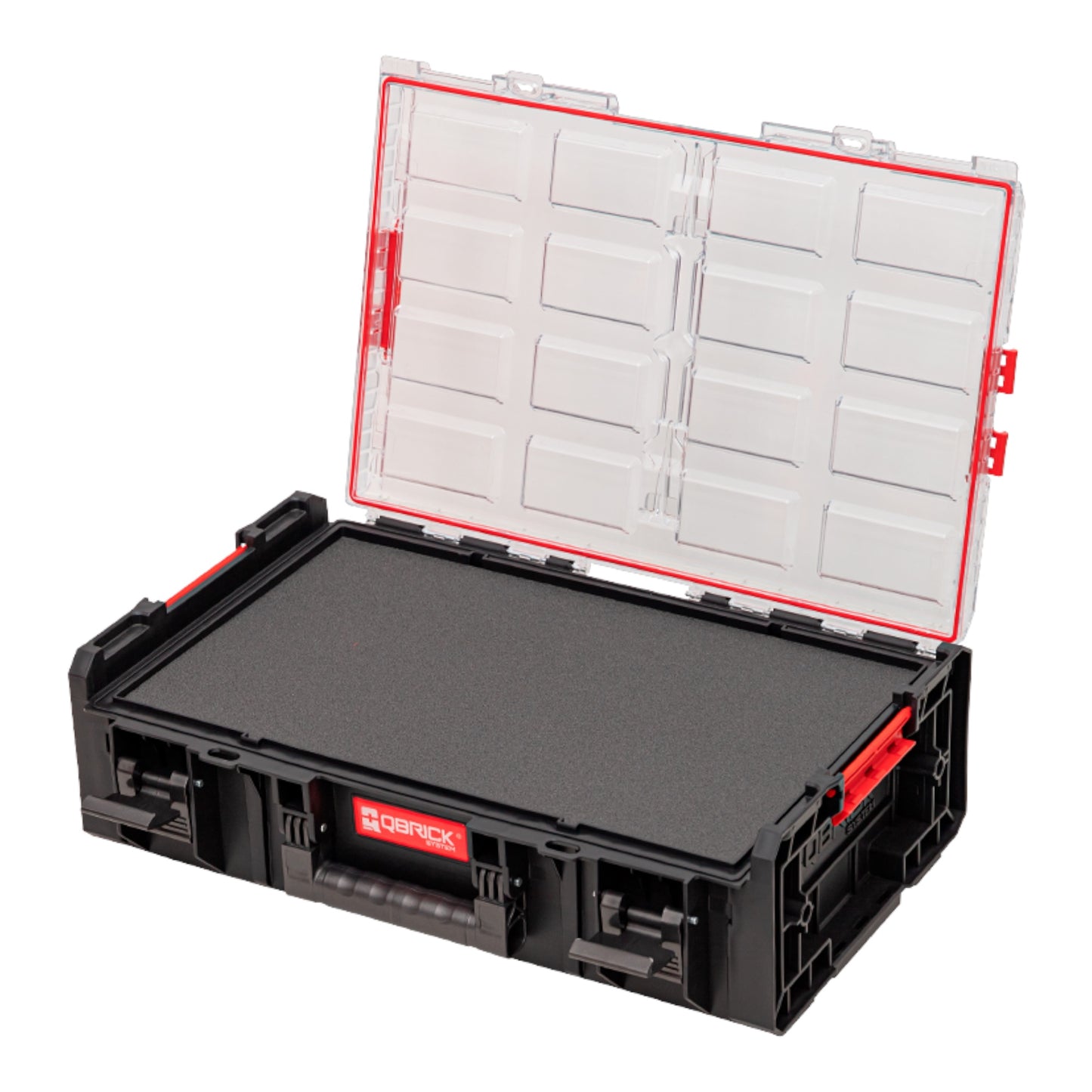 Qbrick System ONE Organizer 2XL 2.0 MFI empilable 582 x 387 x 172 mm 19,5 l IP66 avec insert en mousse