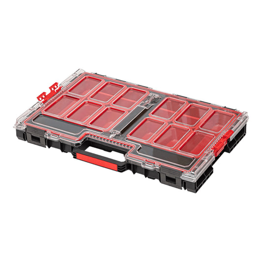 Qbrick System ONE Organizer L 2.0 stapelbar 531 x 379 x 77 mm 6 l IP 66 mit 10 Inlays