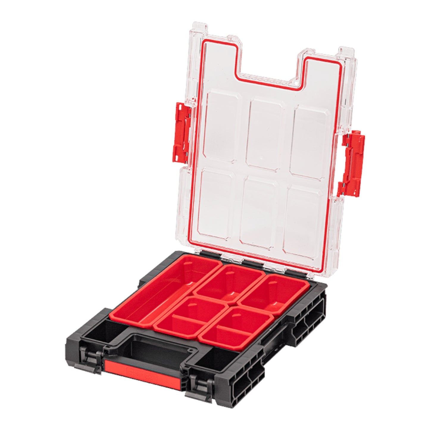 Qbrick System ONE Organizer M stapelbar 365 x 265 x 77 mm 2,5 l IP 66 mit 5 Inlays