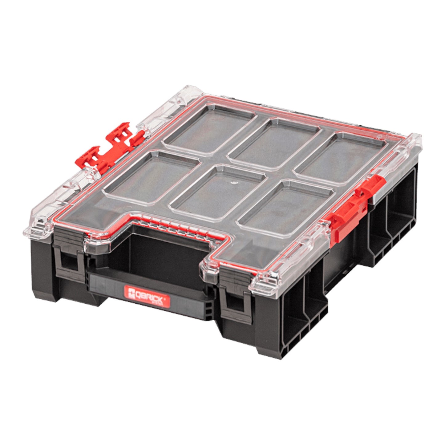 Qbrick System ONE Organizer M Plus MFI stapelbar 364 x 264 x 106 mm 4 l IP66 mit Schaumstoffeinlage