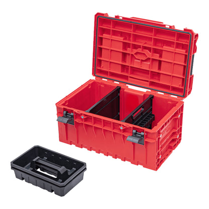 Qbrick System ONE 350 2.0 Profi RED ULTRA HD Mallette à outils sur mesure organisateur modulaire 585 x 385 x 320 mm 38 l empilable IP66