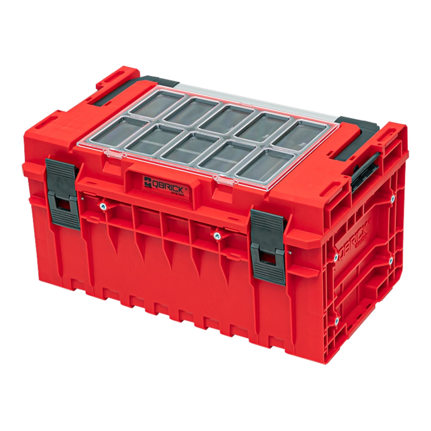 Qbrick System ONE 350 2.0 Expert RED ULTRA HD Mallette à outils sur mesure organisateur modulaire 585 x 385 x 320 mm 38 l empilable IP66