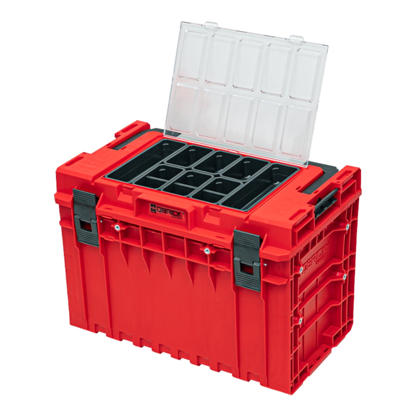 Qbrick System ONE 450 2.0 Expert RED ULTRA HD Mallette à outils sur mesure organisateur modulaire 585 x 385 x 420 mm 52 l empilable IP66