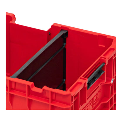 Qbrick System ONE Box 2.0 Plus RED ULTRA HD Conteneur gerbable sur mesure 576 x 359 x 237 mm 35 l empilable