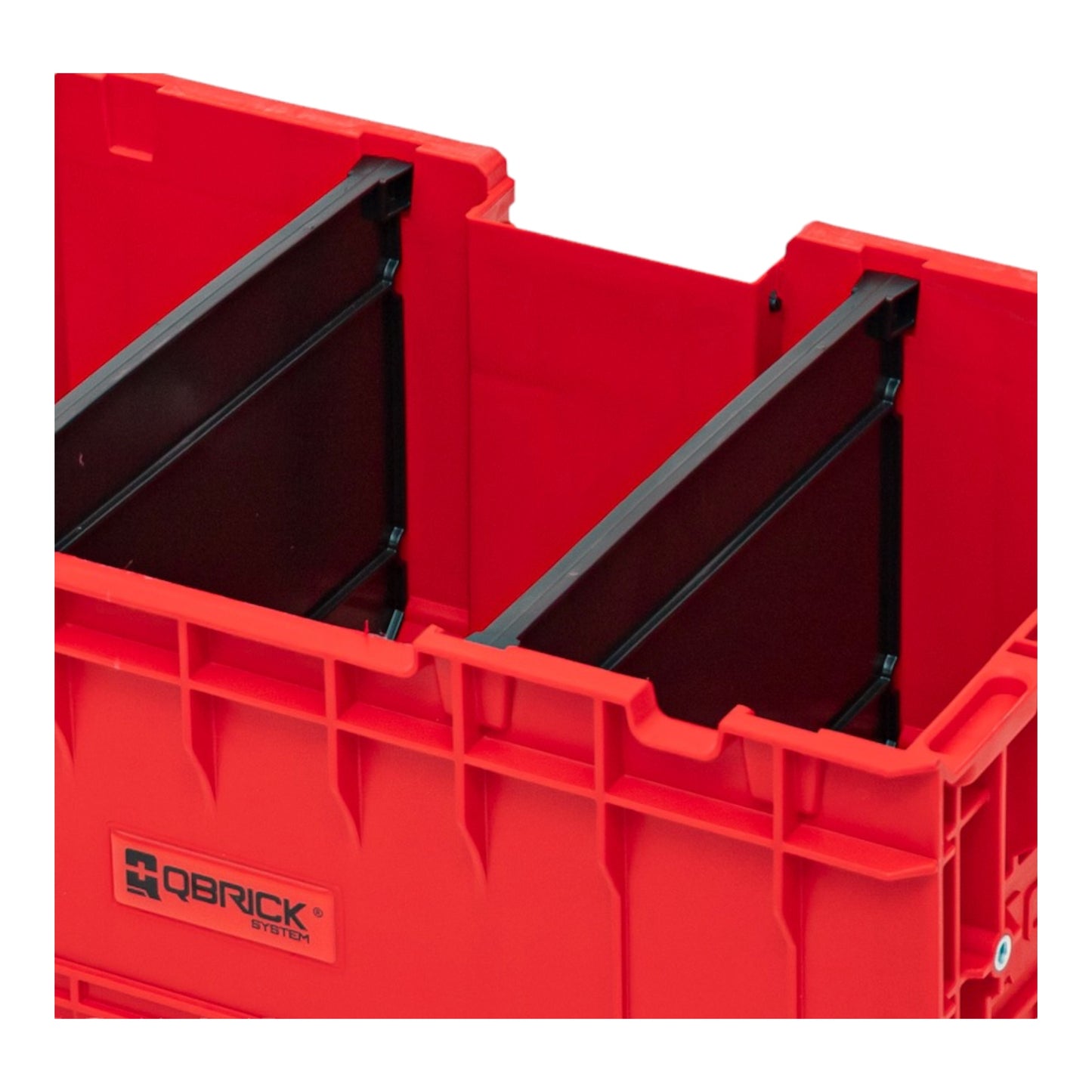 Qbrick System ONE Box 2.0 Plus RED ULTRA HD Conteneur gerbable sur mesure 576 x 359 x 237 mm 35 l empilable