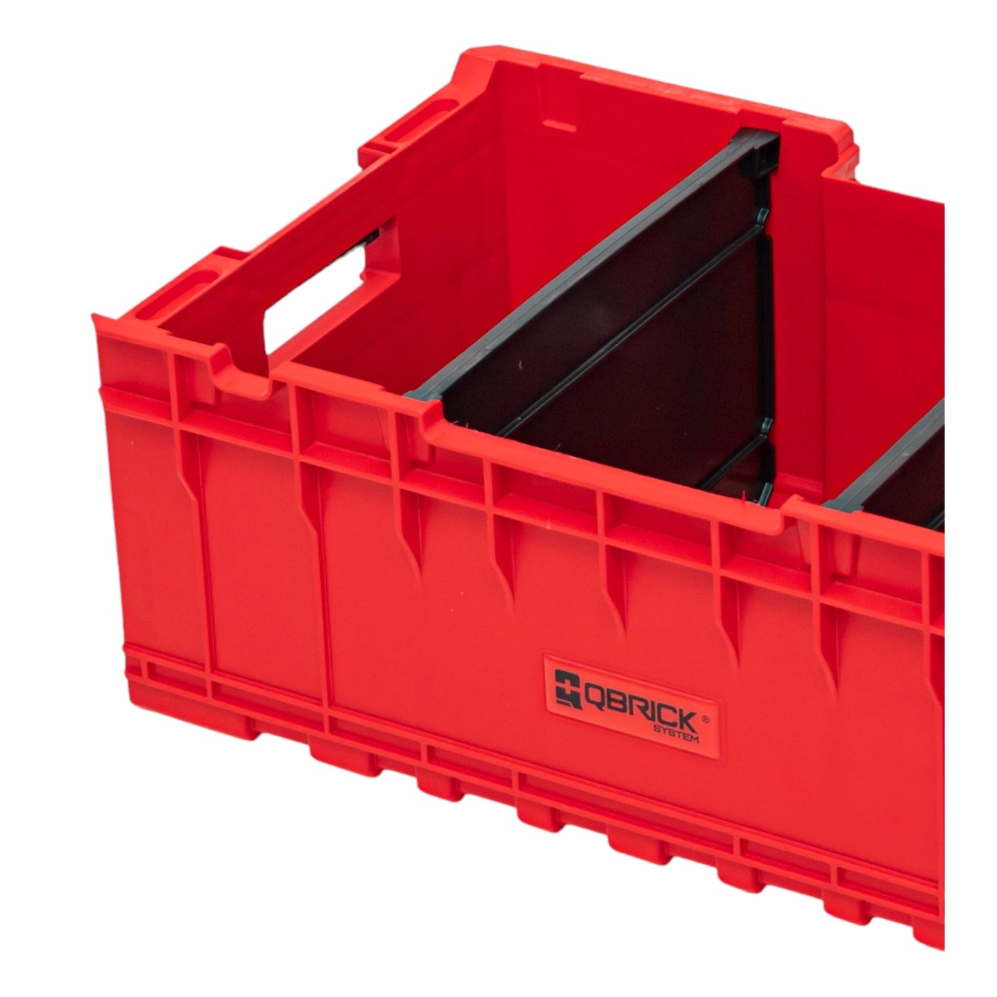 Qbrick System ONE Box 2.0 Plus RED ULTRA HD Conteneur gerbable sur mesure 576 x 359 x 237 mm 35 l empilable