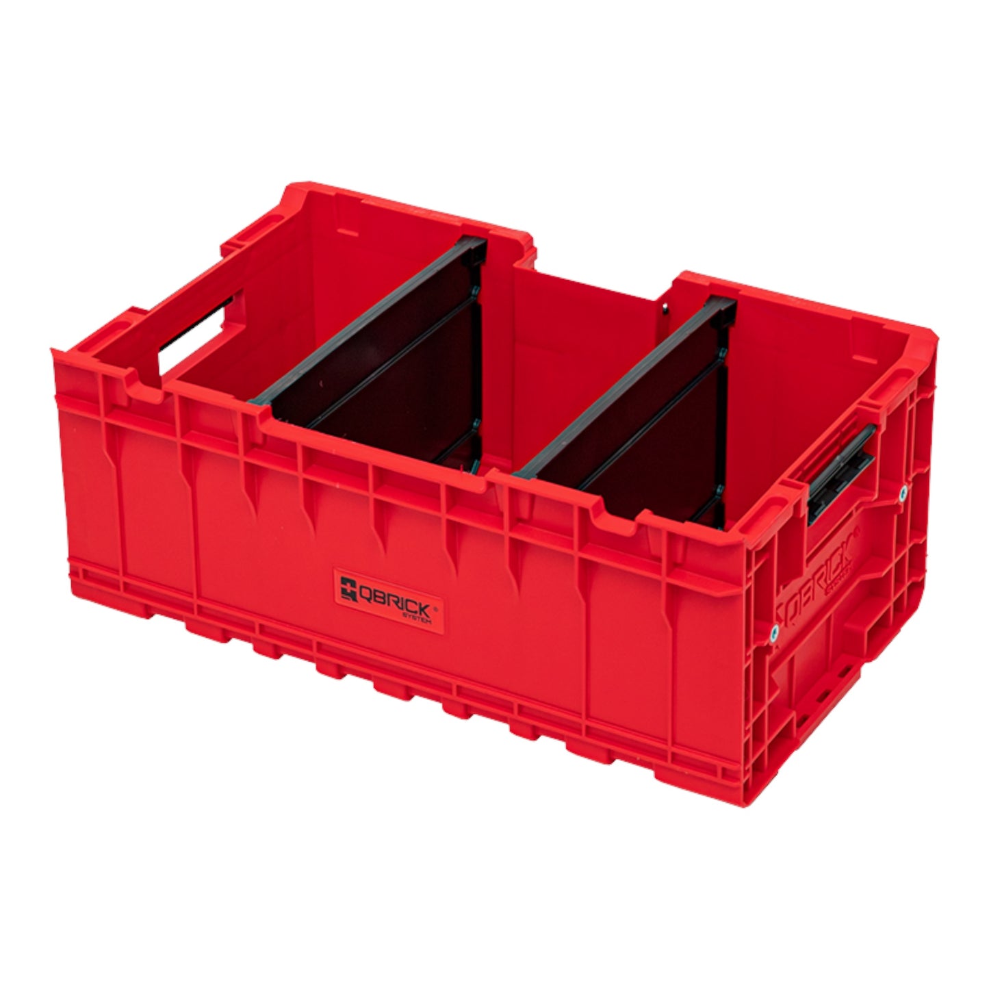 Qbrick System ONE Box 2.0 Plus RED ULTRA HD Conteneur gerbable sur mesure 576 x 359 x 237 mm 35 l empilable