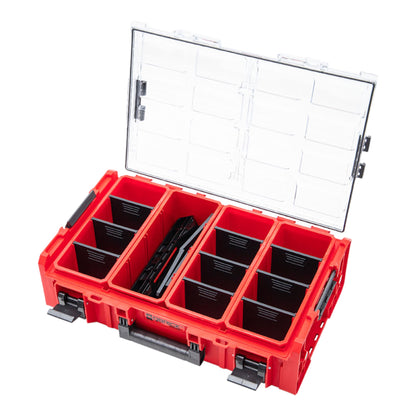 Qbrick System ONE Organizer 2XL ROUGE ULTRA HD Custom + adaptateur ONE Connect 582 x 387 x 172 mm 19,5 l empilable IP66