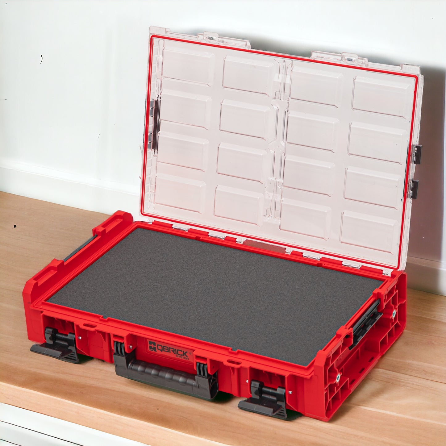 Qbrick System ONE Organizer XL 2.0 MFI RED Ultra HD Organisateur personnalisé 582 x 387 x 131 mm 13,5 l empilable IP66