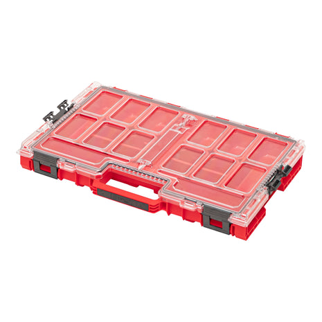 Qbrick System ONE Organizer L 2.0 RED ULTRA HD empilable 531 x 379 x 77 mm 6 l IP66 avec 10 inserts