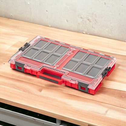 Qbrick System ONE Organizer L 2.0 MFI RED ULTRA HD empilable 531 x 379 x 77 mm 6 l IP66 avec insert en mousse