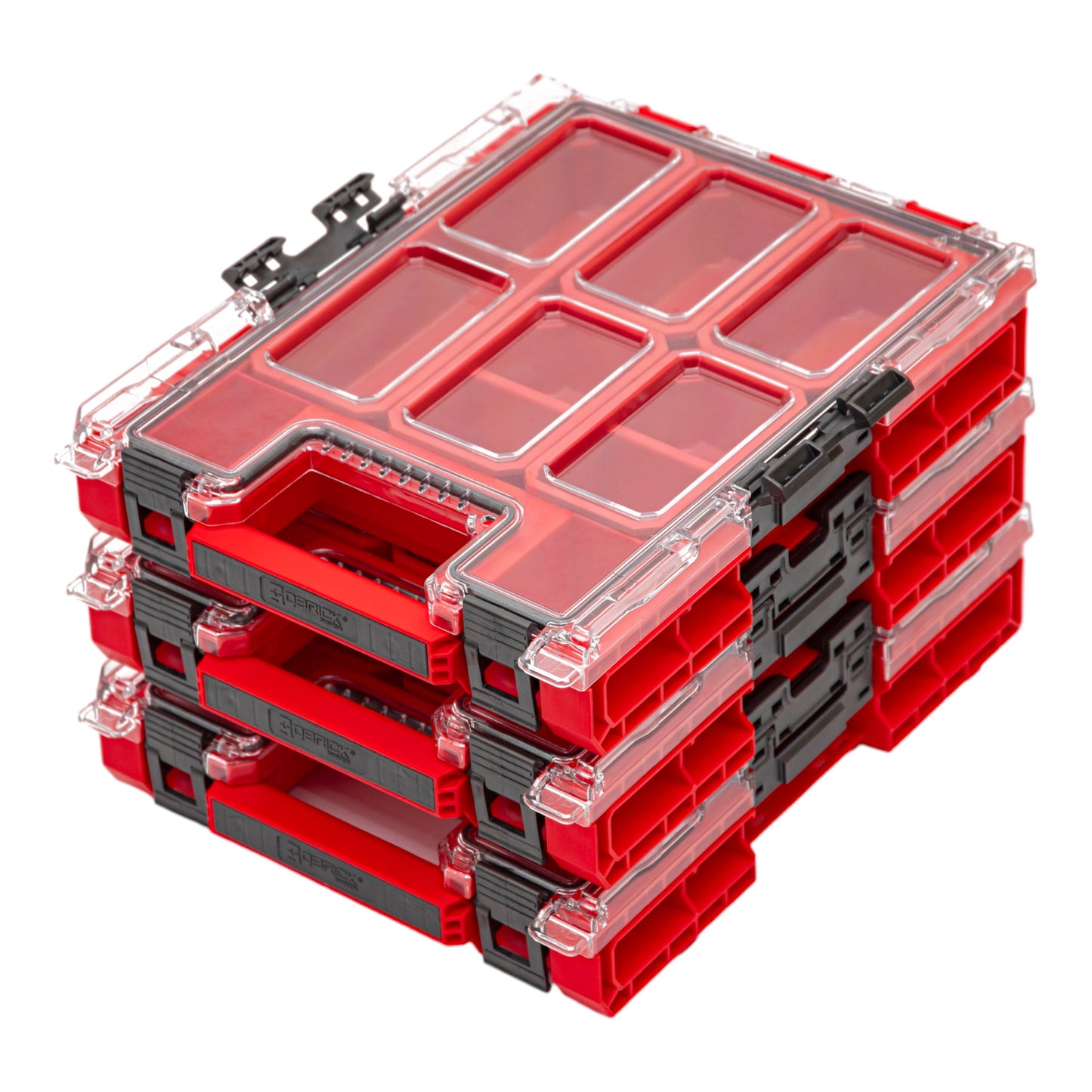 Qbrick System ONE Organizer M RED ULTRA HD Organisateur 365 x 265 x 77 mm 2,5 l empilable IP66