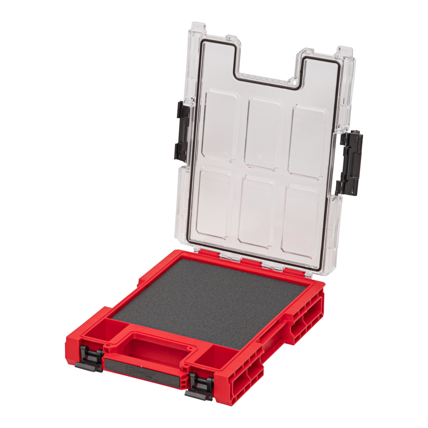 Qbrick System ONE Organizer M MFI RED ULTRA HD empilable 365 x 265 x 77 mm 2,5 l IP66 avec insert en mousse