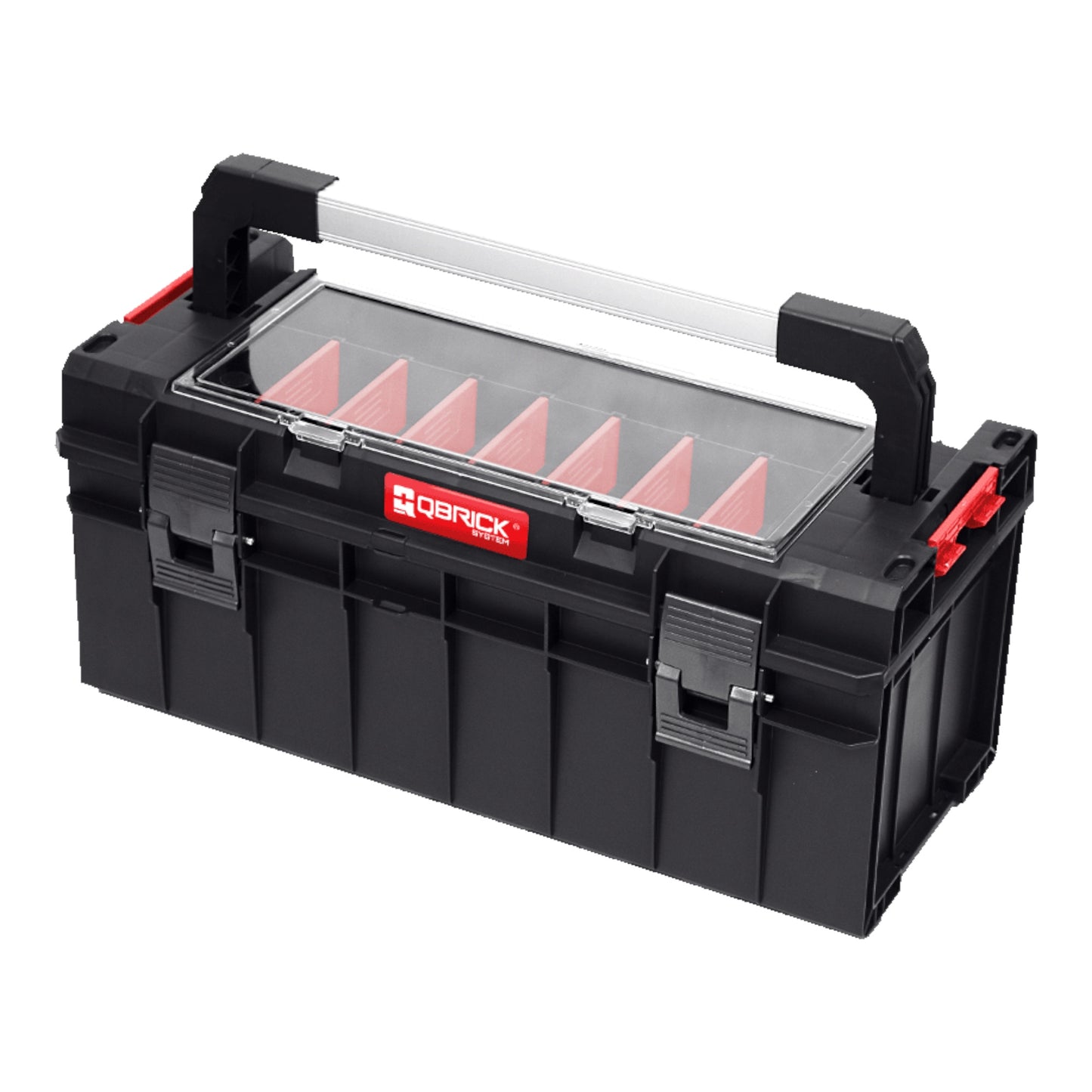 Qbrick System PRO 600 Expert Werkzeugkoffer modularer Organizer 545 x 270 x 246 mm 22 l stapelbar IP54