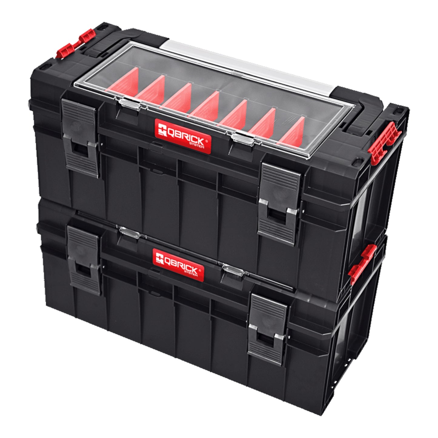 Qbrick System PRO 600 Expert Werkzeugkoffer modularer Organizer 545 x 270 x 246 mm 22 l stapelbar IP54