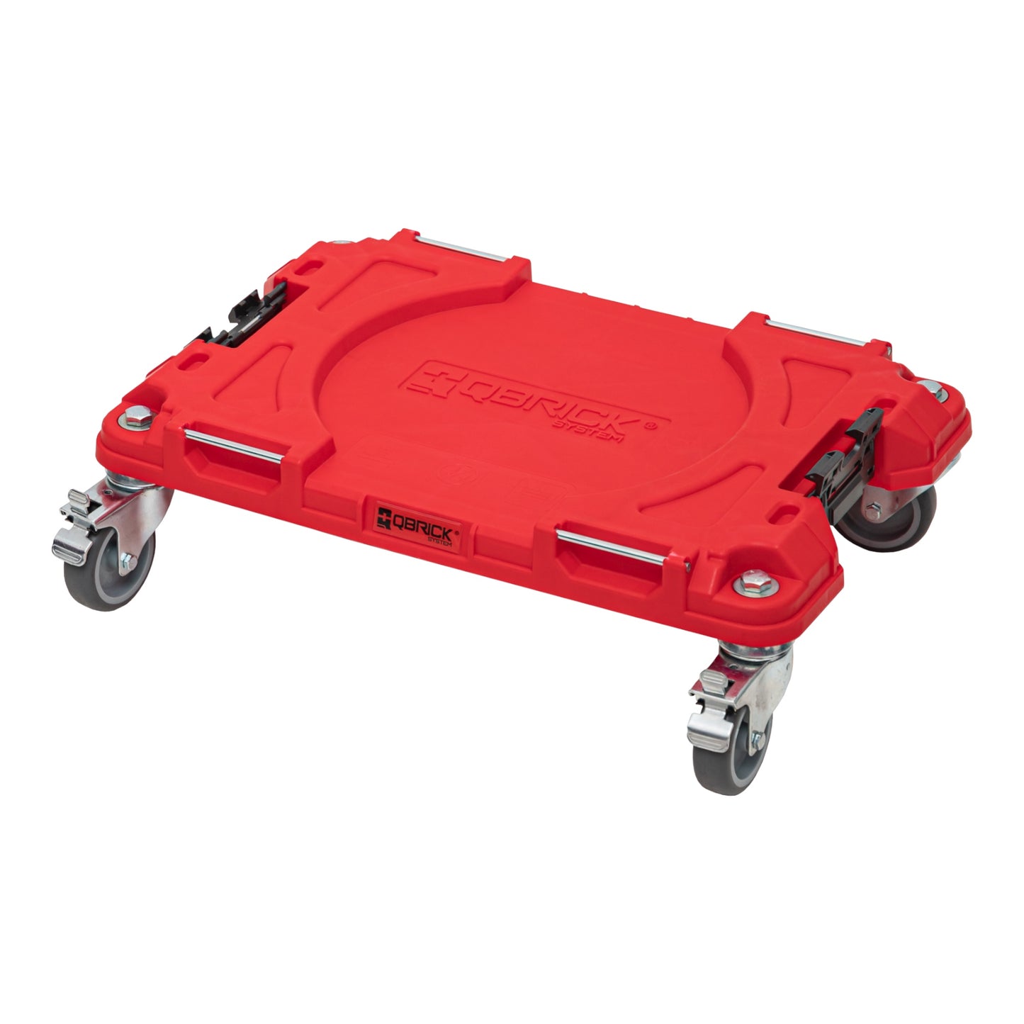 Plate-forme de transport Qbrick System PRO RED ULTRA HD, planche à roulettes 506 x 325 x 140 mm, capacité de charge de 100 kg