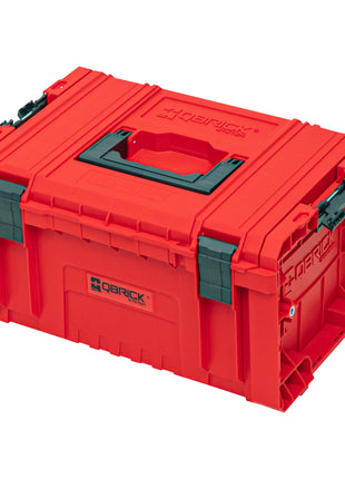 Qbrick System PRO Toolbox 2.0 RED ULTRA HD Maleta de herramientas personalizada 450 x 260 x 240 mm 19 l apilable IP54 con 3 compartimentos y estante