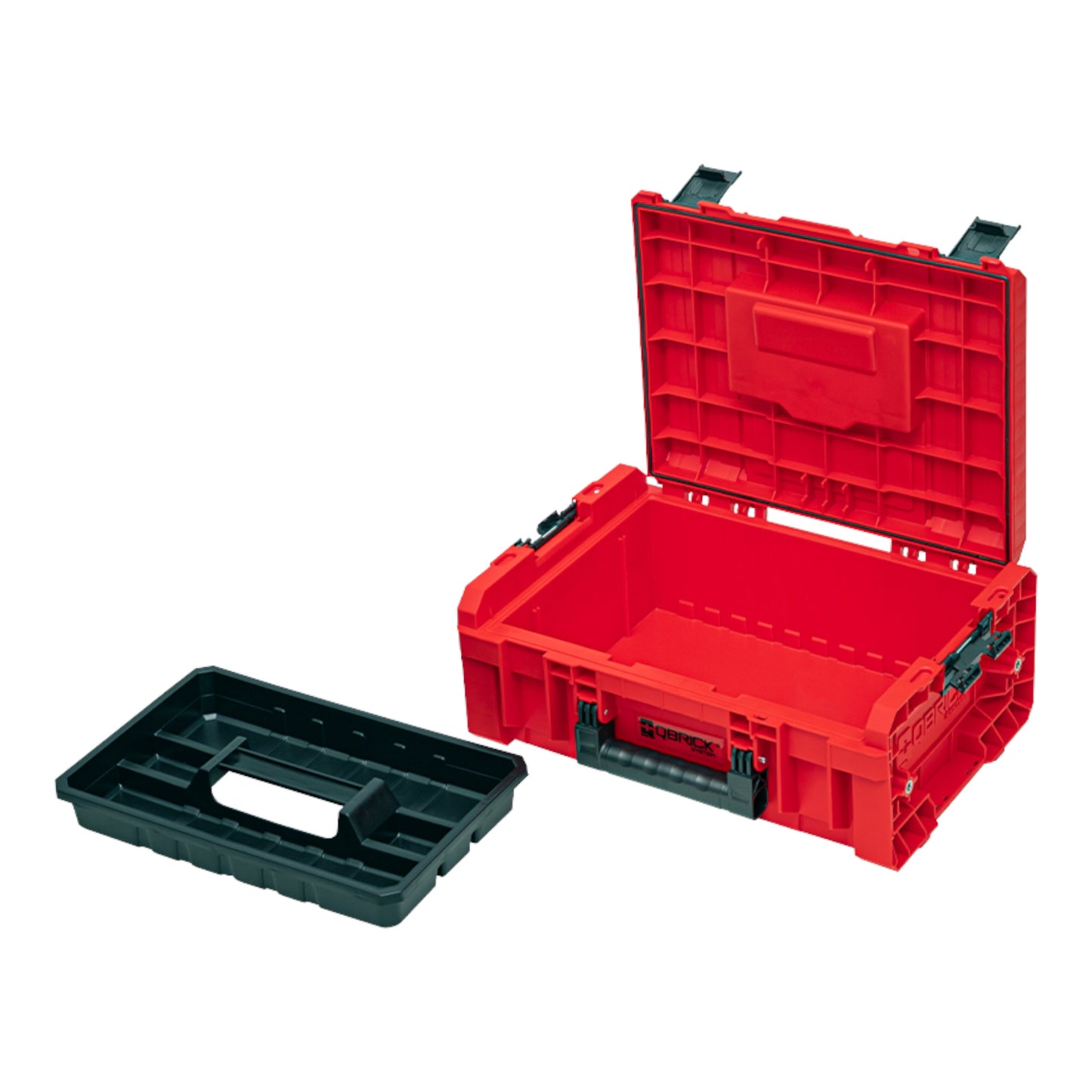 Qbrick System PRO Technik Case 2.0 RED ULTRA HD Valise à outils sur mesure 450 x 332 x 171 mm 12 l empilable IP54 avec étagère