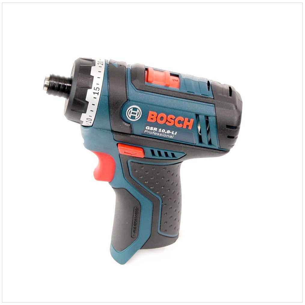 Bosch GSR 10,8-Li Akku Bohrschrauber in L-Boxx + 2 x GBA 10,8 V 2,5 Ah Akku + AL 1130 CV Schnelllader - Toolbrothers