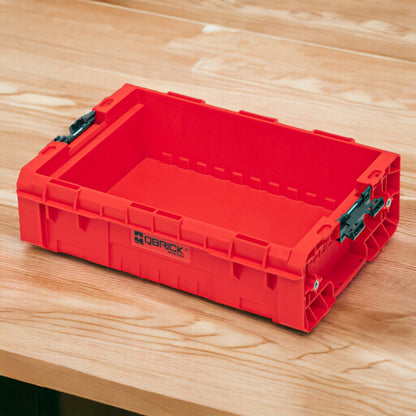 Qbrick System PRO Box 130 2.0 RED ULTRA HD Bac gerbable sur mesure 450 x 310 x 151 mm 9 l empilable