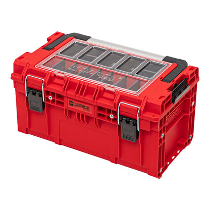 Qbrick System PRIME Toolbox 250 Expert RED ULTRA HD Custom avec organiseur empilable 535 x 327 x 277 mm 26 l IP66 avec 5 bacs et 10 séparateurs