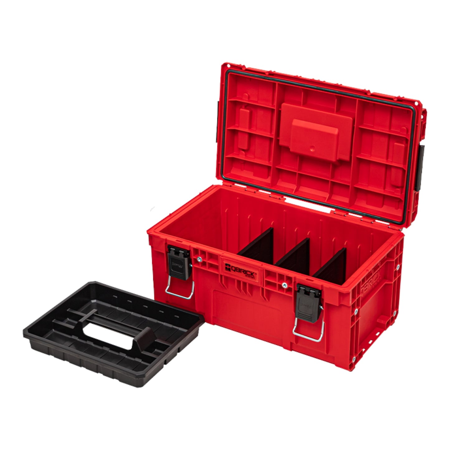 Qbrick System PRIME Toolbox 250 Vario RED ULTRA HD Sur mesure empilable 535 x 327 x 271 mm 26l IP66 avec 3 cloisons