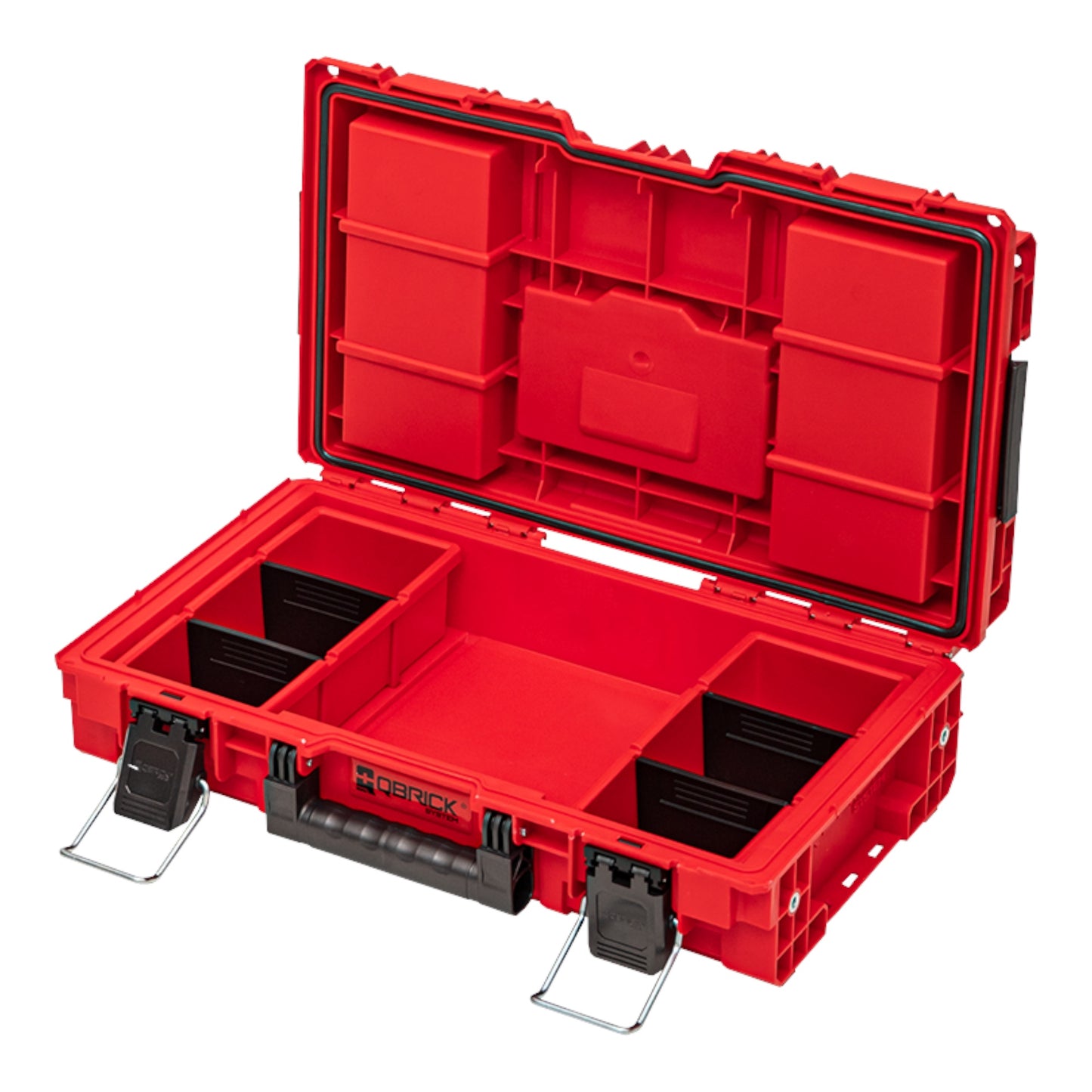 Qbrick System PRIME Toolbox 150 Profi RED ULTRA HD Empilable sur mesure 535 x 327 x 141 mm 13,5 l IP66