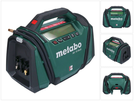 Compresseur multi-batterie Metabo AK 18 18 V 11 bar Solo (600794850) - sans batterie, sans chargeur