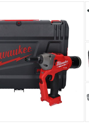 Riveteuse aveugle sur batterie Milwaukee M18 ONEFPRT-0X 18 V 20 kN brushless (4933478601) + boîtier HD - sans batterie, sans chargeur