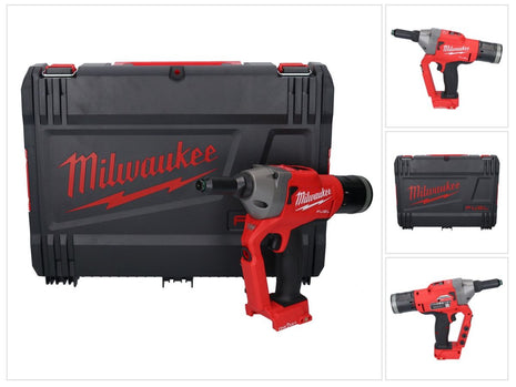 Riveteuse aveugle sur batterie Milwaukee M18 ONEFPRT-0X 18 V 20 kN brushless (4933478601) + boîtier HD - sans batterie, sans chargeur