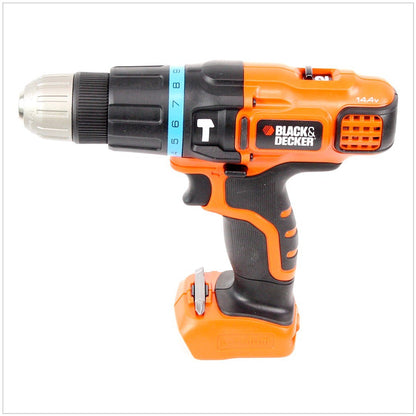 Black & Decker Akku Schlagbohrschrauber EGBL 148 K 14,4 V mit Ladegerät und Akku 1,5 Ah im Koffer - Toolbrothers