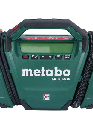 Compresseur Metabo AK 18 Multi batterie 18 V 11 bar + 1x batterie 2,0 Ah - sans chargeur