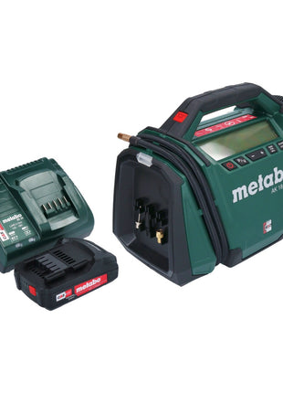 Compresseur Metabo AK 18 Multi batterie 18 V 11 bar + 1x batterie 2,0 Ah + chargeur