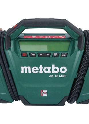 Compresseur Metabo AK 18 Multi batterie 18 V 11 bar + 1x batterie 2,0 Ah + chargeur