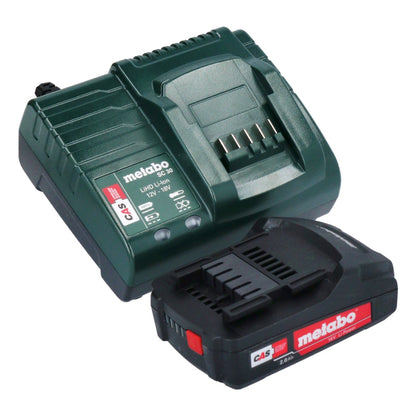 Compresseur Metabo AK 18 Multi batterie 18 V 11 bar + 1x batterie 2,0 Ah + chargeur