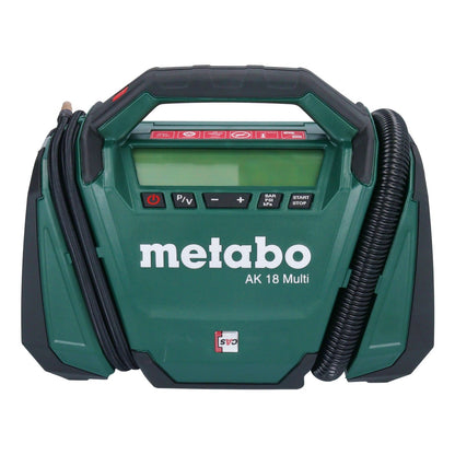 Compresseur multi-batterie Metabo AK 18 18 V 11 bar + 2x batteries 2,0 Ah + chargeur