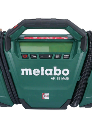 Compresseur Metabo AK 18 Multi batterie 18 V 11 bar + 1x batterie 4,0 Ah - sans chargeur