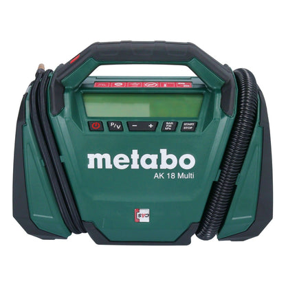 Metabo AK 18 Multi Akku Kompressor 18 V 11 bar + 2x Akku 4,0 Ah + Ladegerät