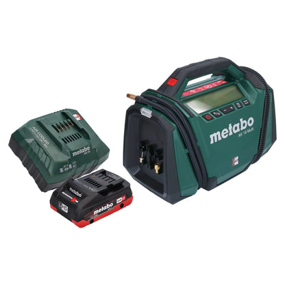 Compresseur Metabo AK 18 Multi batterie 18 V 11 bar + 1x batterie 4,0 Ah + chargeur