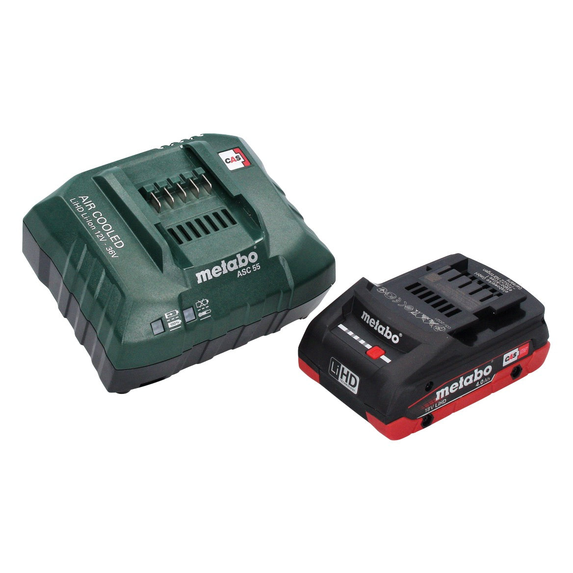 Metabo AK 18 Multi Akku Kompressor 18 V 11 bar + 1x Akku 4,0 Ah + Ladegerät