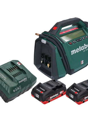 Metabo AK 18 Compresor multibatería 18 V 11 bar + 2x baterías 4,0 Ah + cargador