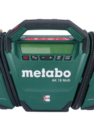 Metabo AK 18 Compresor multibatería 18 V 11 bar + 2x baterías 4,0 Ah + cargador