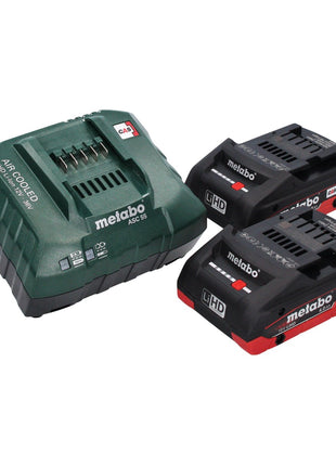 Metabo AK 18 Compresor multibatería 18 V 11 bar + 2x baterías 4,0 Ah + cargador