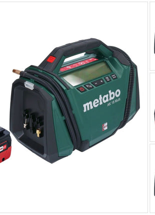 Metabo AK 18 Multi Akku Kompressor 18 V 11 bar + 1x Akku 5,5 Ah - ohne Ladegerät